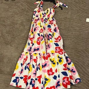 Kate spade summer flowers tiered dress
